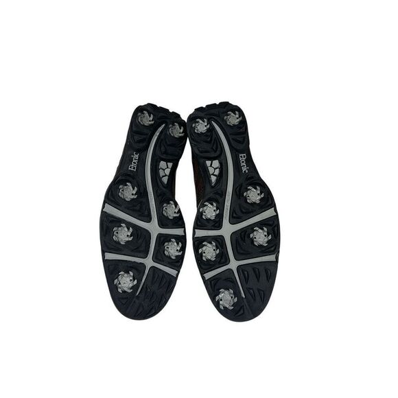 Etonic Men’s Golf Shoes White & Brown Saddle Style -  Size 13 - Picture 10 of 11